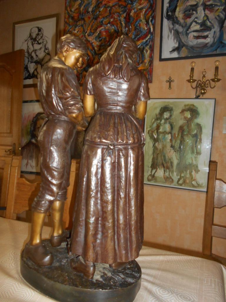 Groot beeld " Het Angelus", Ophalen, Beeld