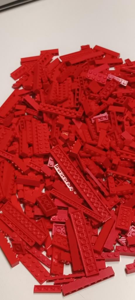 Lego 550 stuks rode blokken nr  444, Ophalen of Verzenden, Zo goed als nieuw, Lego