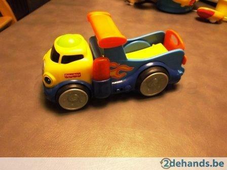 Fisher-price rammelwagens camion, Gebruikt