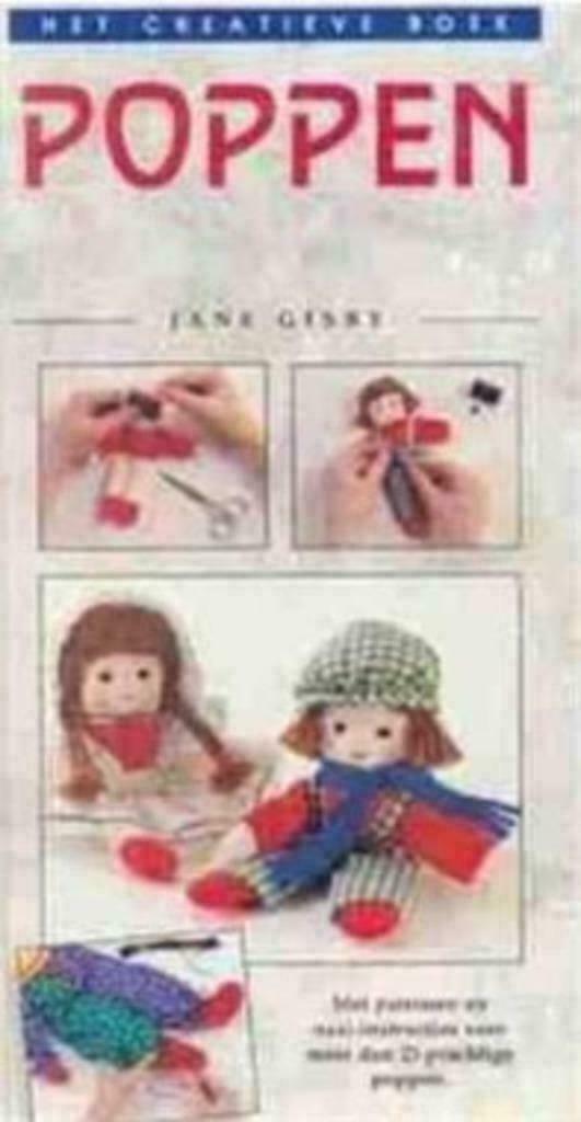 Poppen, Het creatieve boek, Jane Gisby, Ophalen, Borduren en Naaien