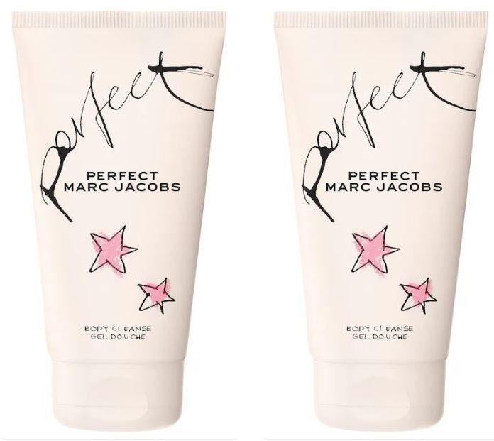 Lot de 2 Gel douche parfumé PERFECT de MARC JACOBS, Verzenden, Nieuw, Bodylotion, Crème of Olie