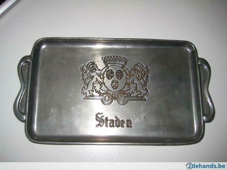 Tinnen schaal van Staden, Ophalen of Verzenden, Nieuw