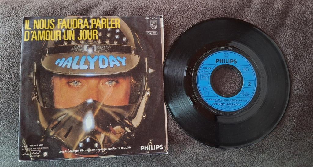 Vinyle 45 tours Johnny Hallyday, Enlèvement