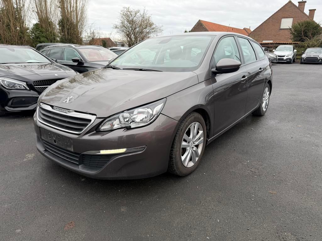 Peugoet 308 diesel 1.6 EU5b, Auto's, Euro 5, Stof, 4 cilinders, Bruin