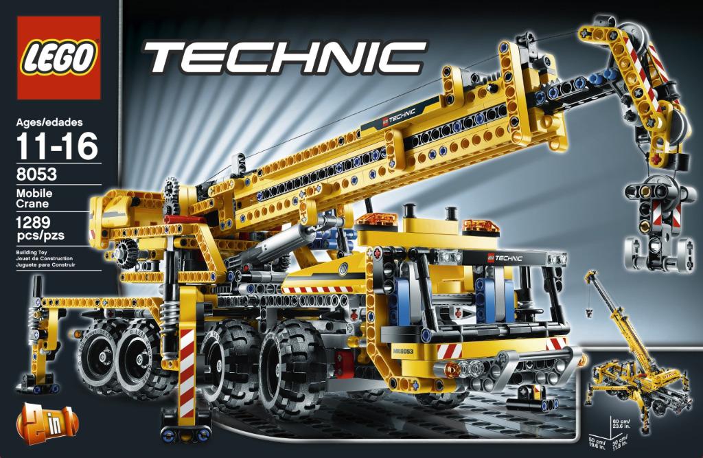 LEGO Technic 8053 Mobile Crane MET DOOS, Ophalen of Verzenden, Zo goed als nieuw, Complete set, Lego