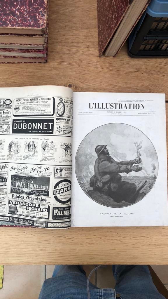 Revue l’illustration 1919 deuxième semestre, Enlèvement ou Envoi