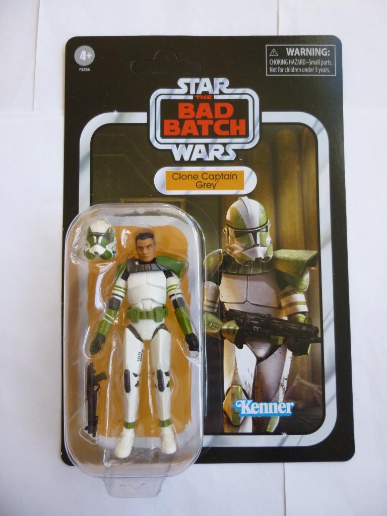 STARWARS VINTAGE COLLECTION TBB VC209''CLONE CAPTAIN GREY'', Ophalen of Verzenden, Nieuw, Actiefiguurtje