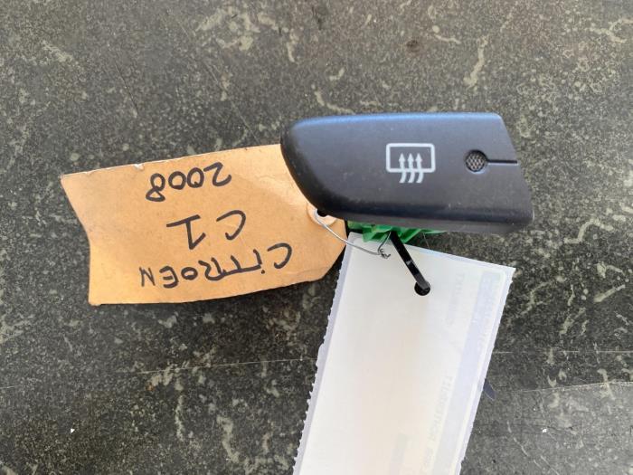 Verwarmingsschakelaar Achterruit van een Citroen C1, Ophalen of Verzenden, 3 maanden garantie, Gebruikt, Citroën