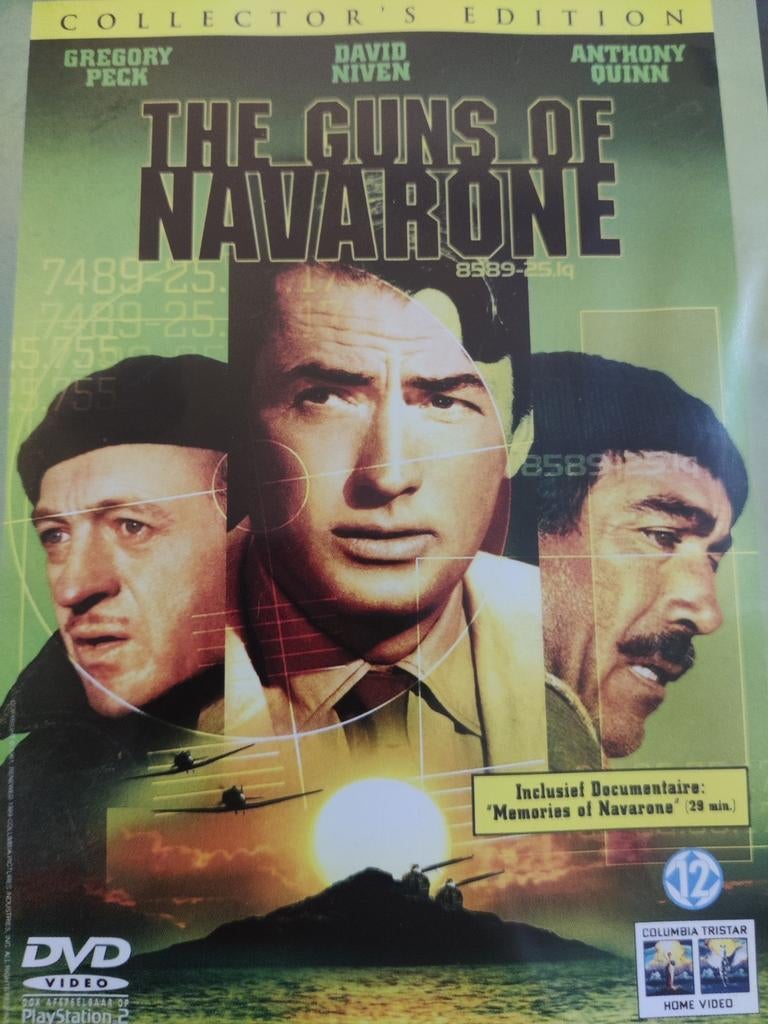 The Guns of Navarone (1961) (Gregory Peck) DVD, Cd's en Dvd's, Ophalen of Verzenden, Zo goed als nieuw