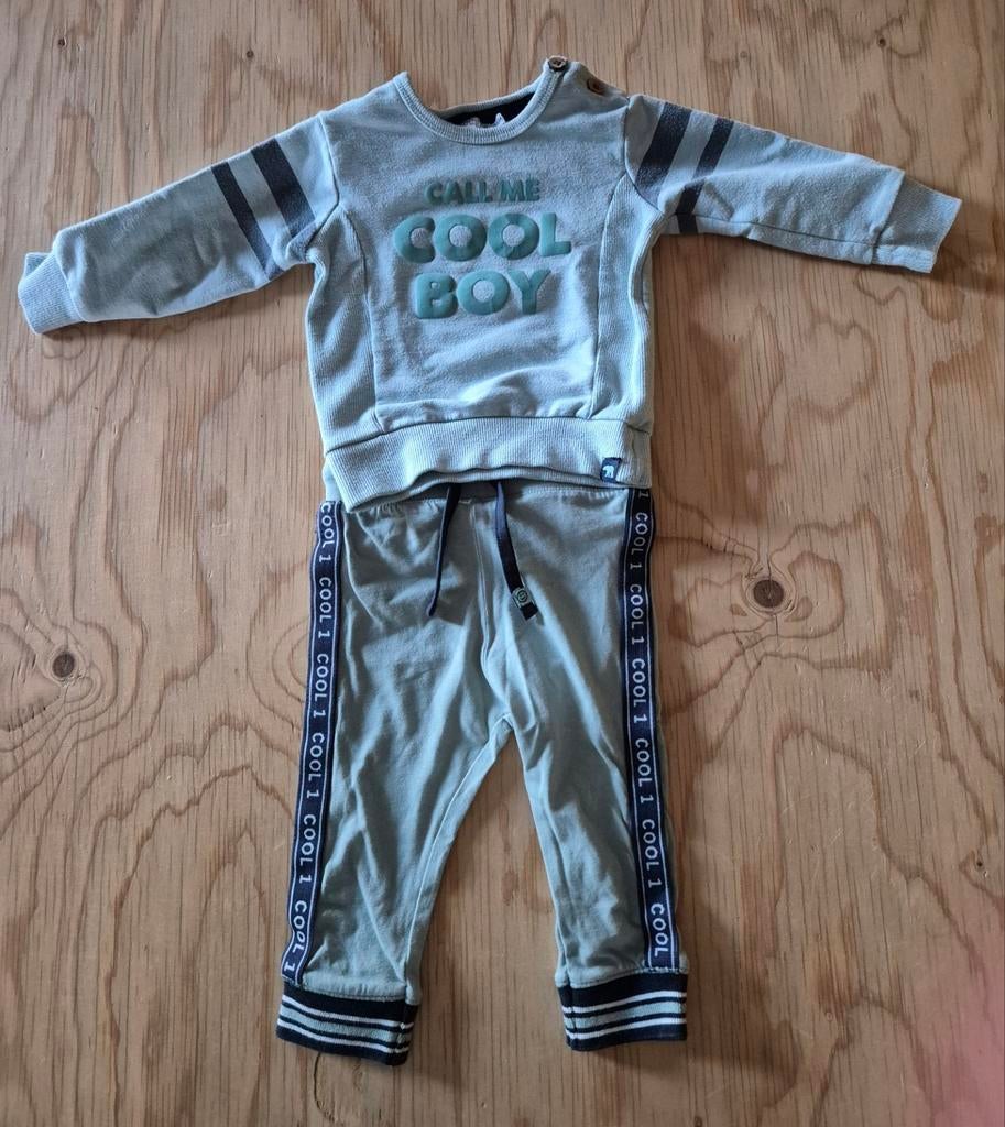 Mintgroene jogging van Dirkje - Maat 68, Kinderen en Baby's, Babykleding | Maat 68, Jongetje of Meisje, Dirkje, Ophalen of Verzenden