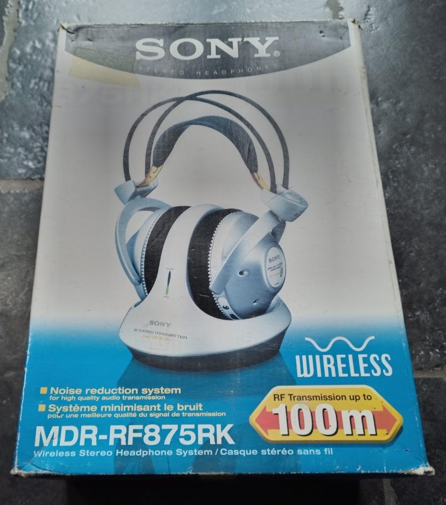 Sony MDR-RF875RK draadloos stereo hoofdtelefoonsysteem, Audio, Tv en Foto, Stereoketens, Ophalen of Verzenden, Gebruikt, Sony