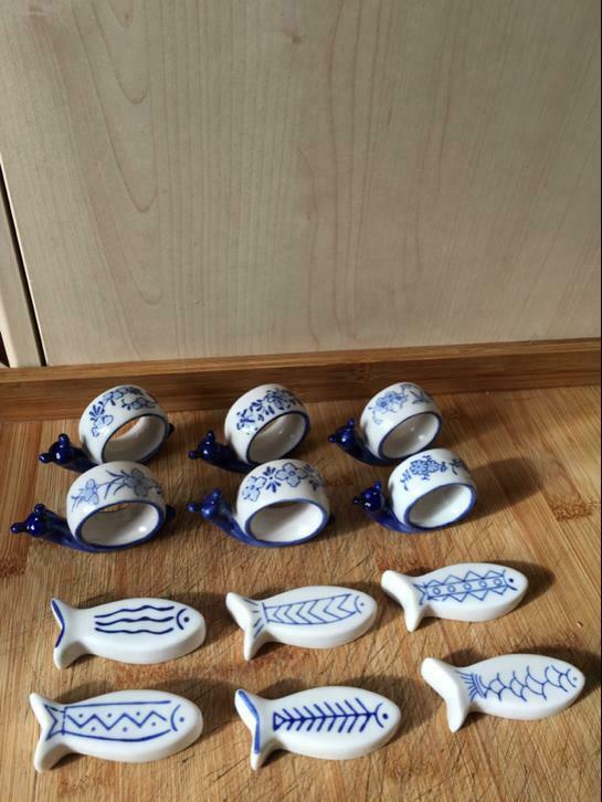 Très beau ensemble de 12 pièces de table en porcelaine, Antiquités & Art, Enlèvement