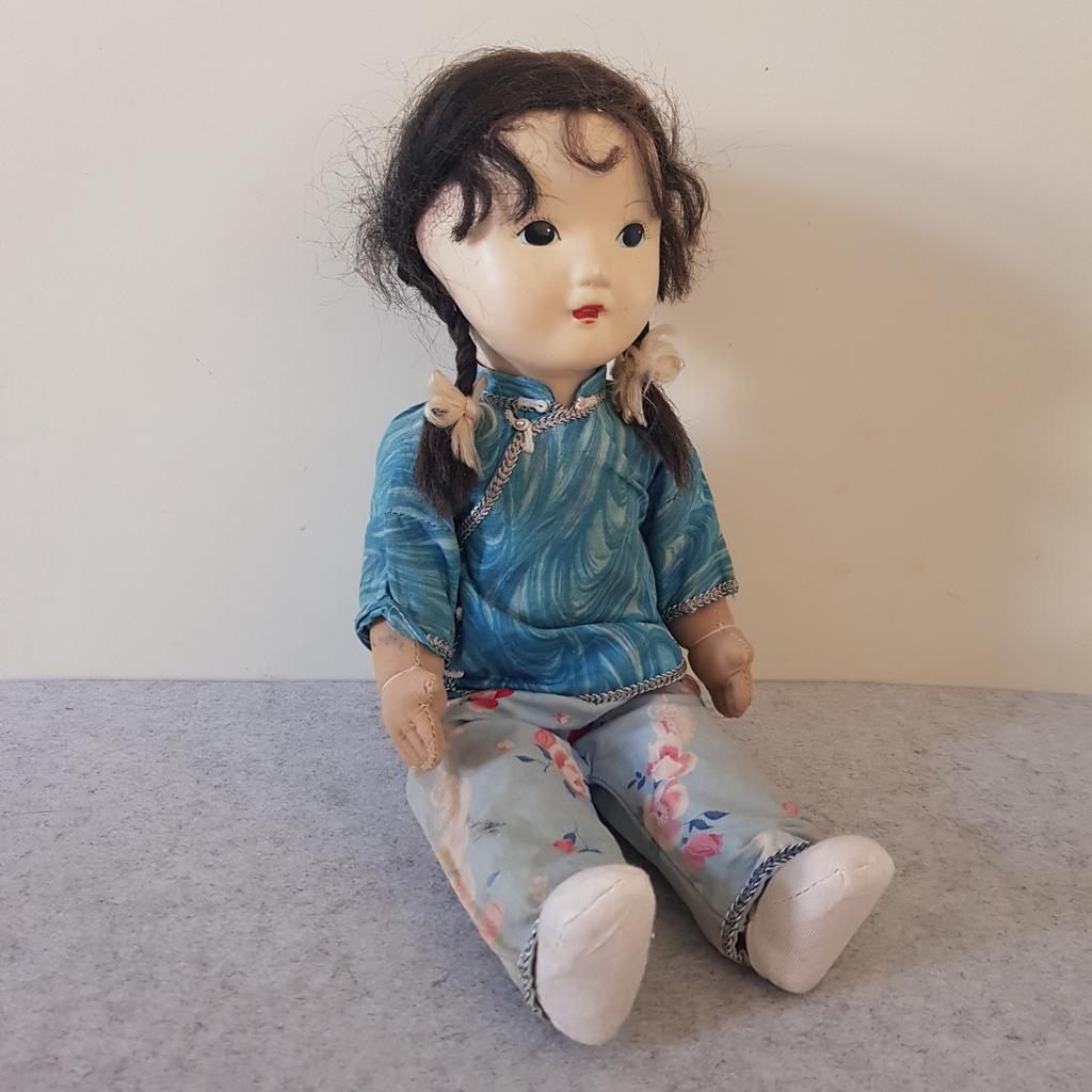Antieke Chinese pop, Verzamelen, Poppen, Ophalen of Verzenden, Pop