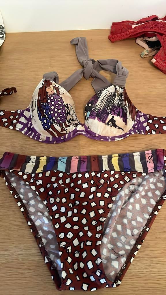 Bikini small voorgevormd, Ophalen of Verzenden, Gedragen, Bruin, Bikini