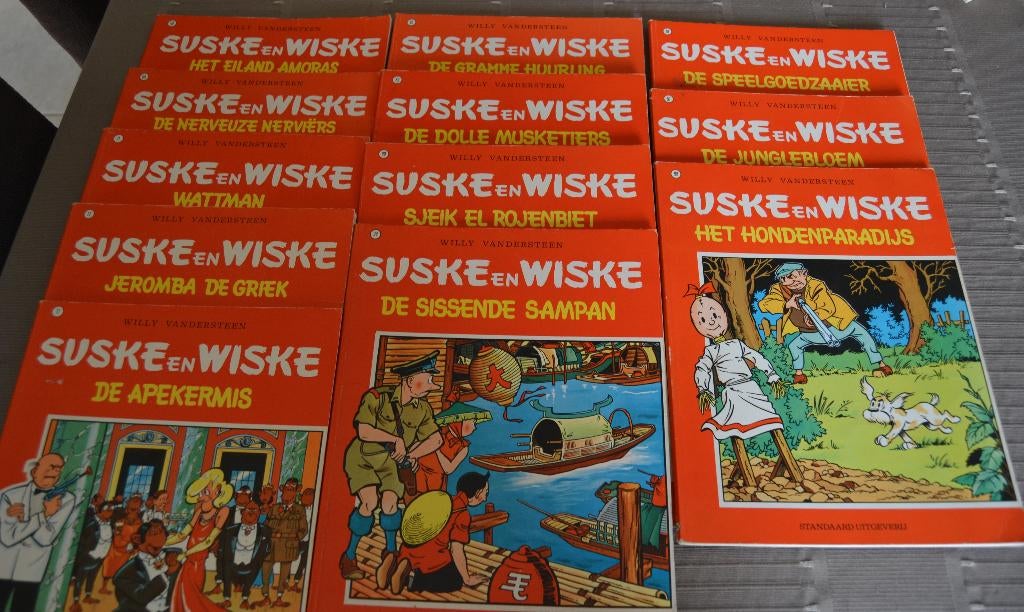 Strips Suske & Wiske, Boeken, Strips | Comics, Meerdere comics, Ophalen of Verzenden, Gelezen, Willy Vandersteen