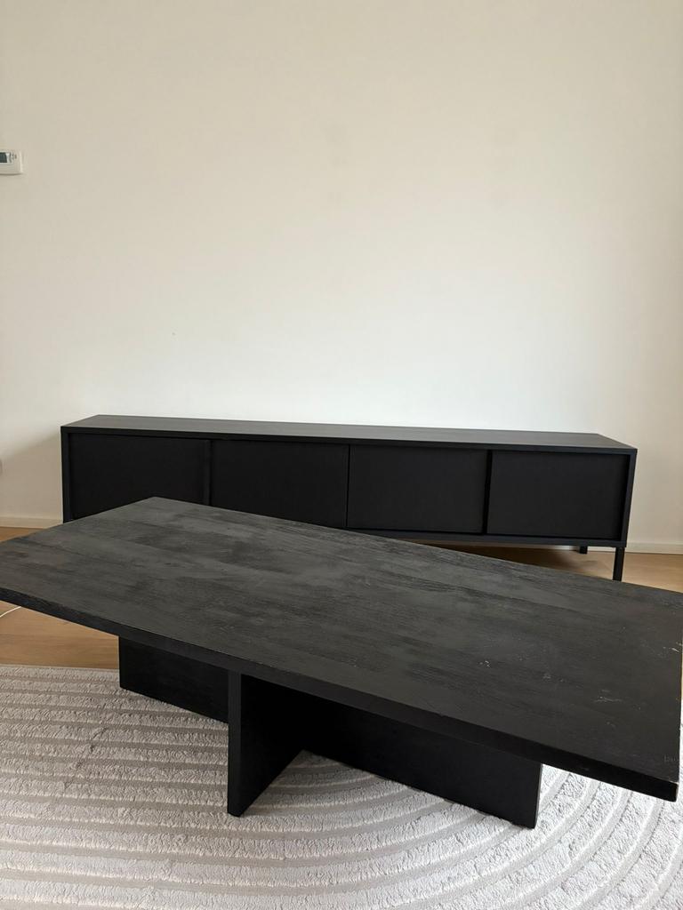 Salon tafel zwart, Ophalen, Zo goed als nieuw