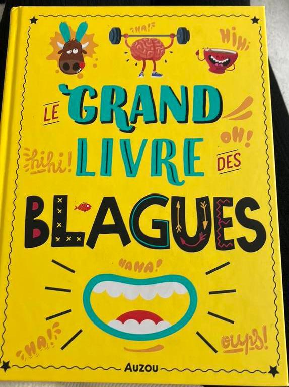 Le grand livre des blagues de 3 à 10 ans état neuf 2021, Garçon ou Fille, Fiction général, Comme neuf, Livre de lecture