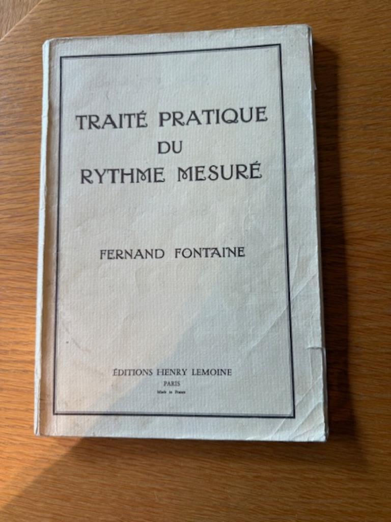 Traité pratique dy rythme mesuré, Enlèvement ou Envoi, Utilisé
