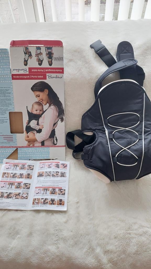 Kinderdraagzak van Bambino, NIEUW!, Kinderen en Baby's, Babydragers en Draagdoeken, Ophalen, Draagzak