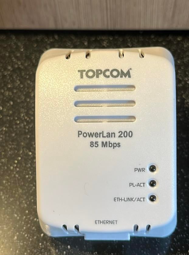 Topcom powerlan 200 85Mbps, Informatique & Logiciels, Enlèvement, Utilisé