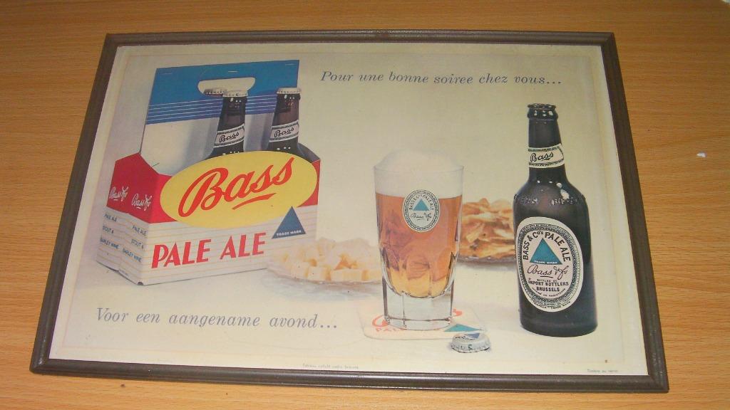 reclamebord "bas"., Ophalen of Verzenden, Zo goed als nieuw, Reclamebord