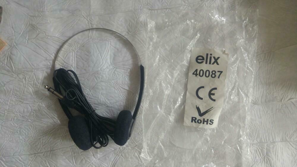 Casque ecouteurs oordopjes elix, Enlèvement ou Envoi, Comme neuf