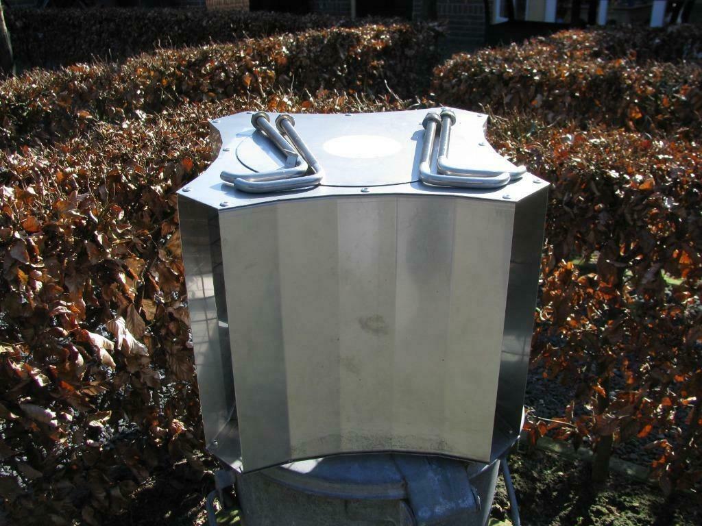 Firemaster Deluxe RVS schoorsteenkap 150 t/m 270mm Z.G.A.N., Doe-het-zelf en Bouw, Ophalen of Verzenden, Zo goed als nieuw, Ventilator en Afzuiger