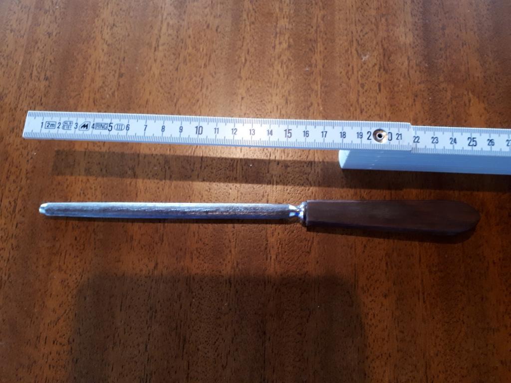 Messenslijpstaal, Huis en Inrichting, Ophalen of Verzenden, Gebruikt