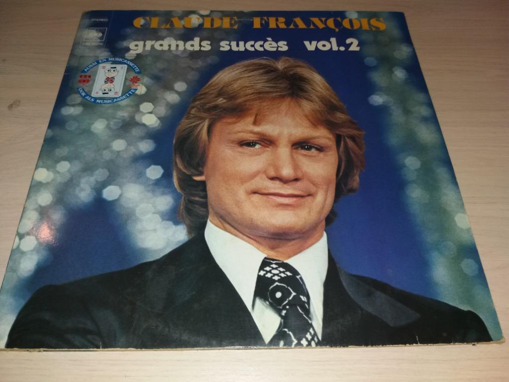 Double disque vinyl 33 claude françois grands succes vol 2, Ophalen of Verzenden, Zo goed als nieuw