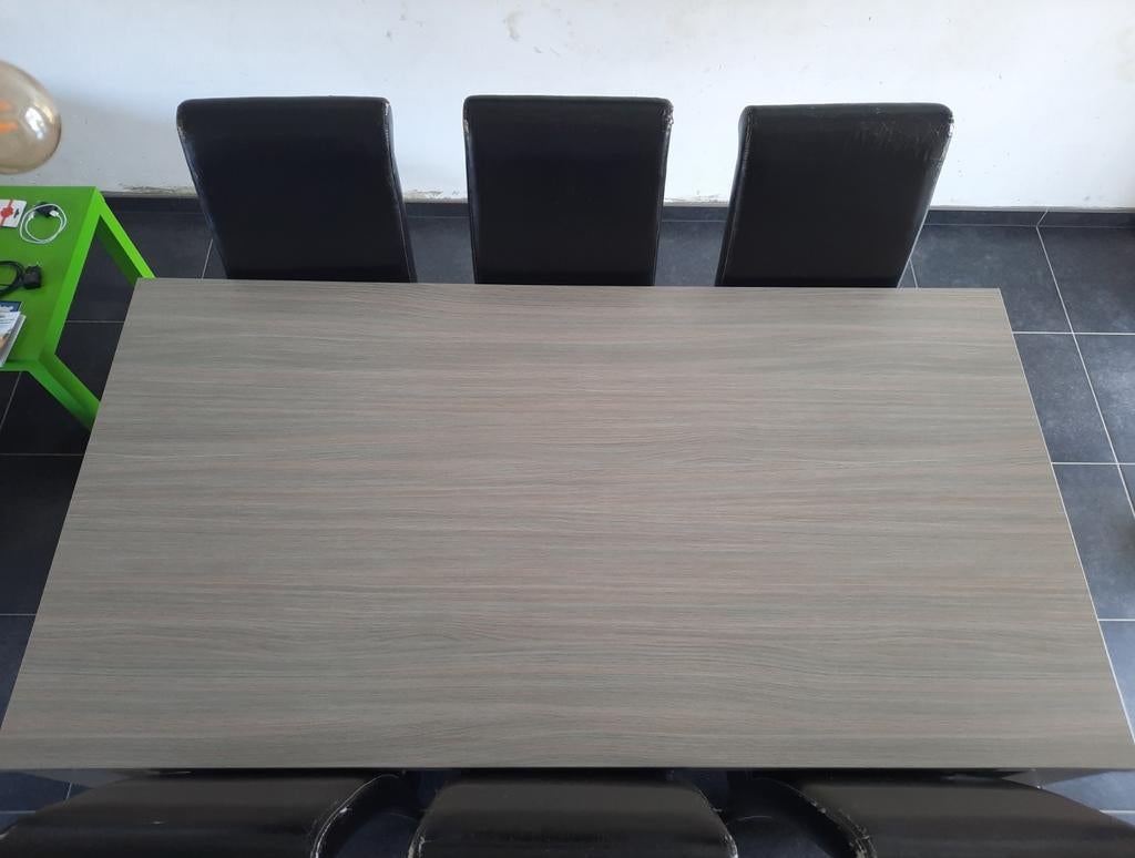 Tafel + barkast in prima staat, Ophalen, Gebruikt