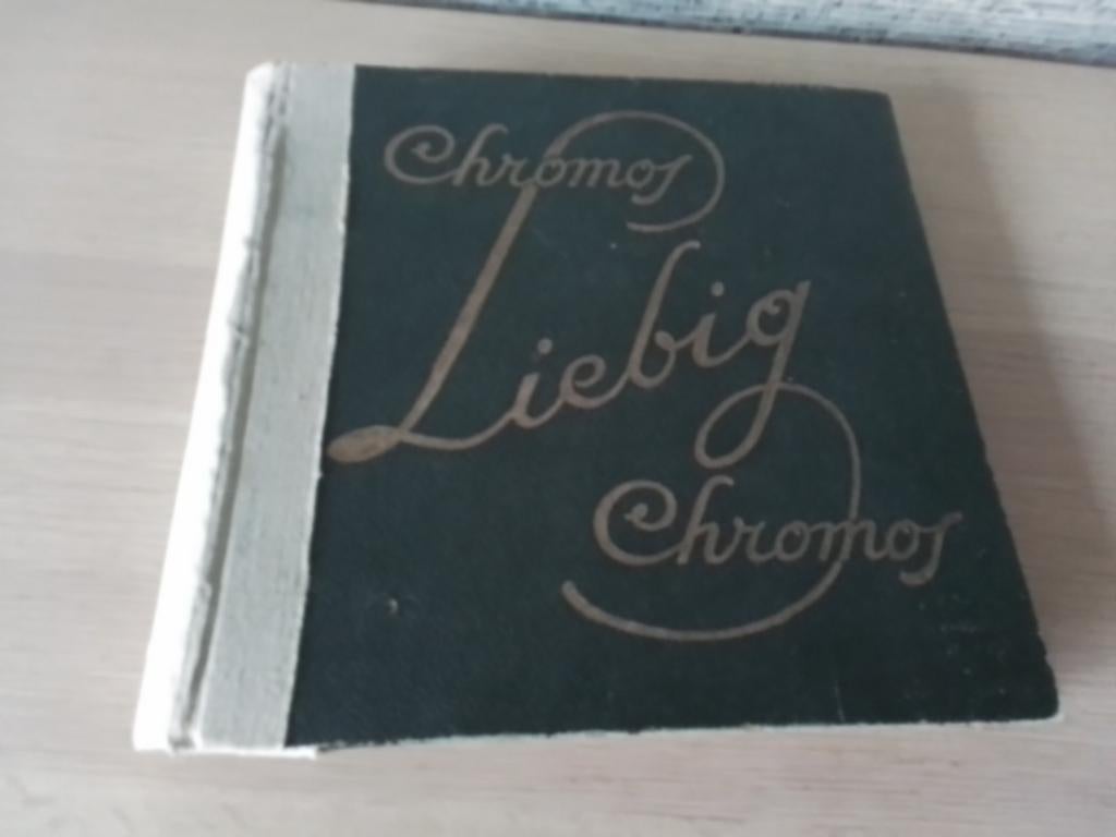 Liebig chromos boek met 180 plaatjes, Collections, Marques & Objets publicitaires, Utilisé, Enlèvement ou Envoi