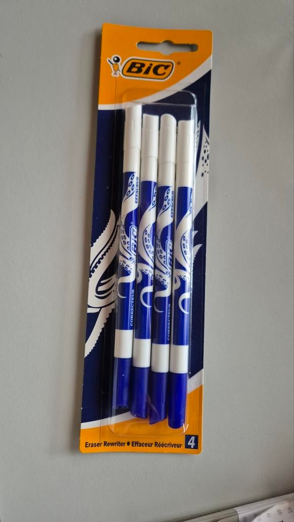 Effaceur BIC, Collections, Enlèvement