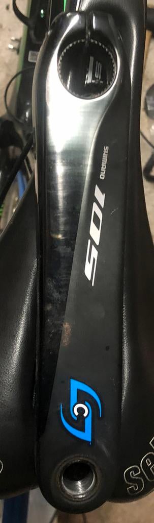 Capteur de puissance shimano 105 stages 175mm, Enlèvement ou Envoi, Utilisé