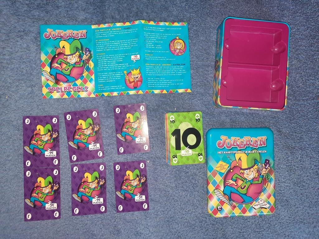 Jeu de cartes Joker, à partir de 6 ans Identity Games, 1 ou 2 joueurs, Enlèvement ou Envoi, Comme neuf, Identity Games