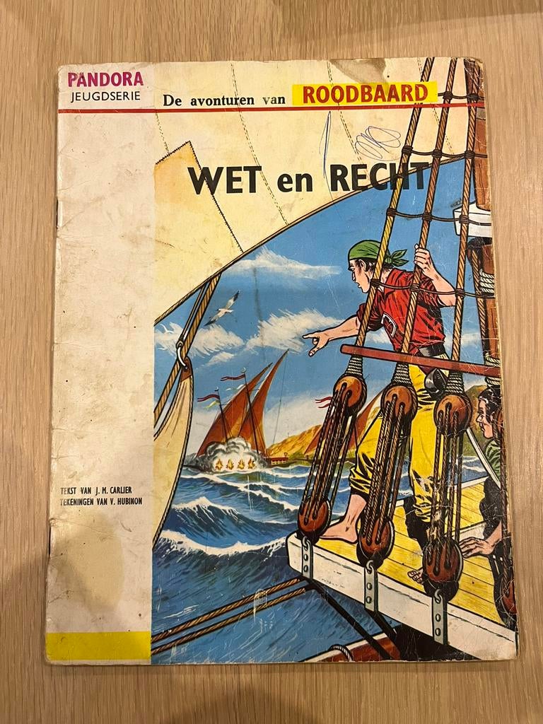 De avonturen van Roodbaard - Wet en recht, Eén stripboek, Ophalen of Verzenden