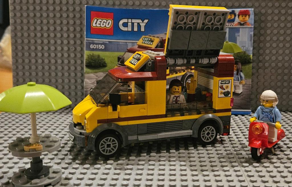 Lego City 60150 pizzabestelwagen, Kinderen en Baby's, Speelgoed | Duplo en Lego, Zo goed als nieuw, Lego, Complete set, Ophalen