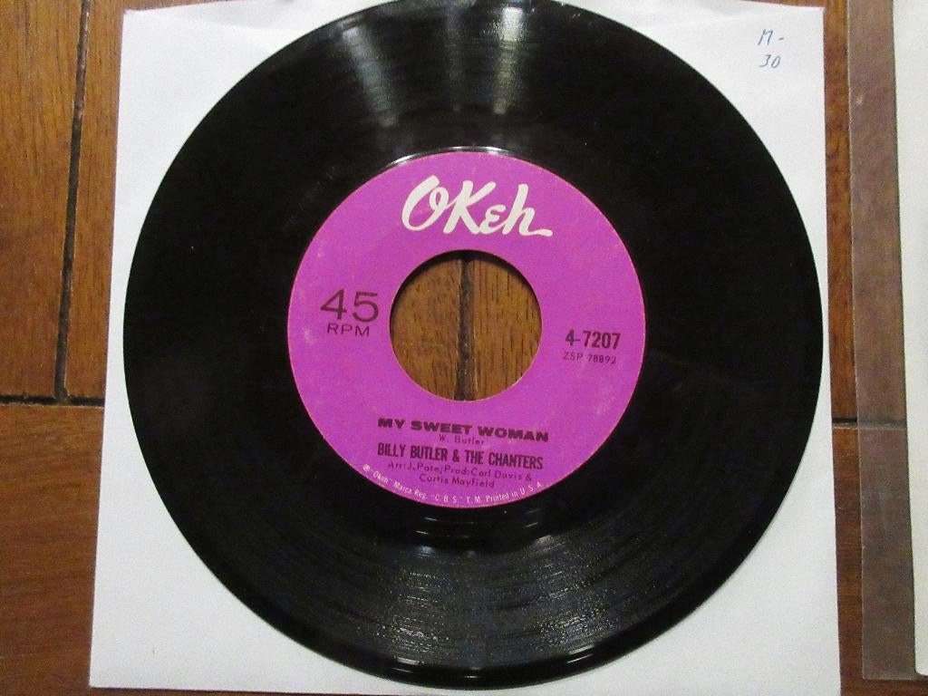 Billy Butler & The Enchant ‎– My Sweet Woman / Nevertheless, Gebruikt, 7 inch, Single, Ophalen of Verzenden