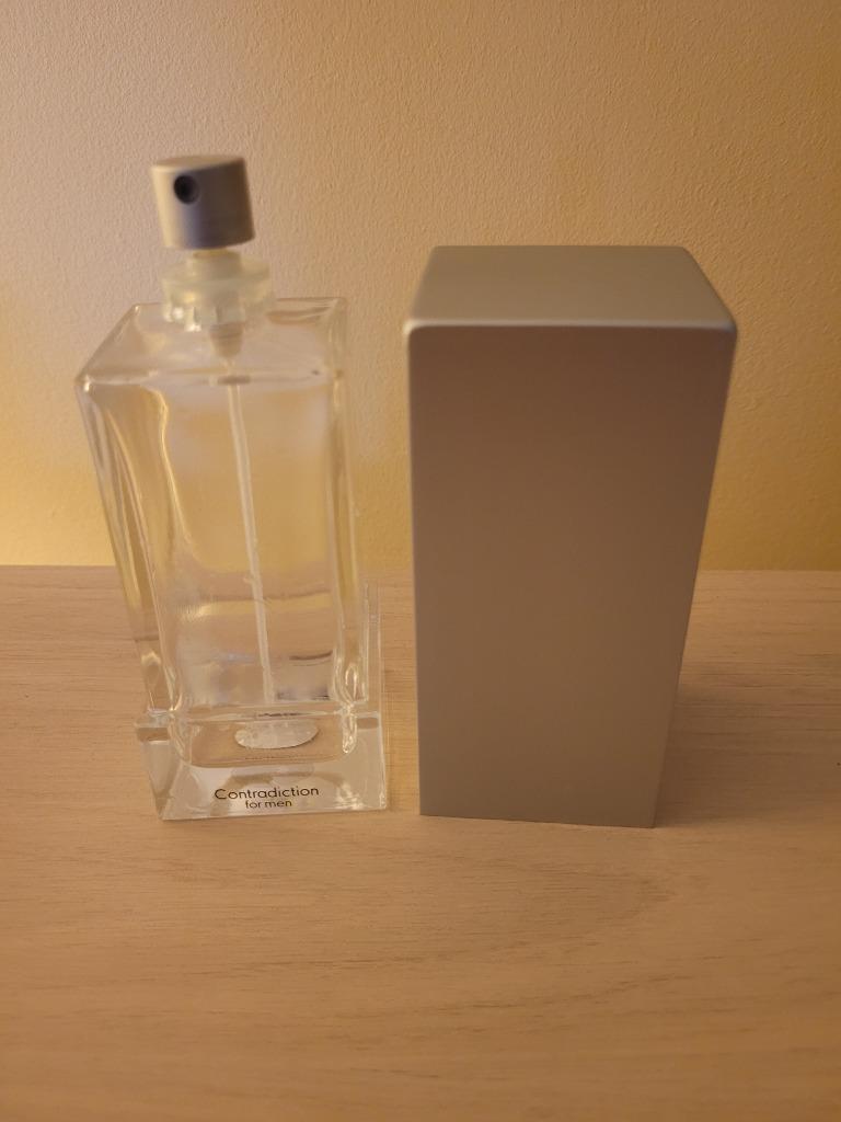 100 ml lege parfumfles met samentrekking voor mannen, Ophalen of Verzenden, Zo goed als nieuw, Parfumfles