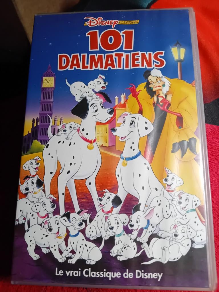 Originele VHS-tape „101 Dalmatians”, Gebruikt, Tekenfilm, Alle leeftijden, Ophalen of Verzenden
