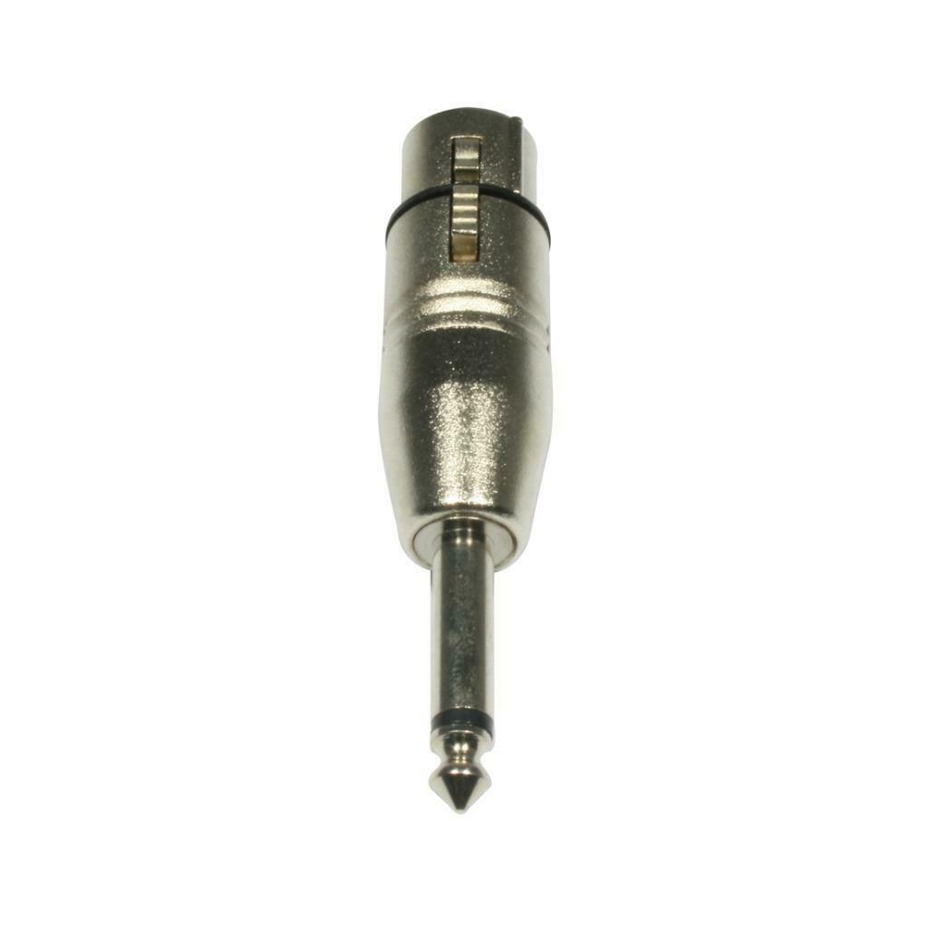 Nieuw Adapter plug 3pin XLR female to 6,3 Jack mono, Musique & Instruments, Enlèvement ou Envoi, Neuf, Appareillage