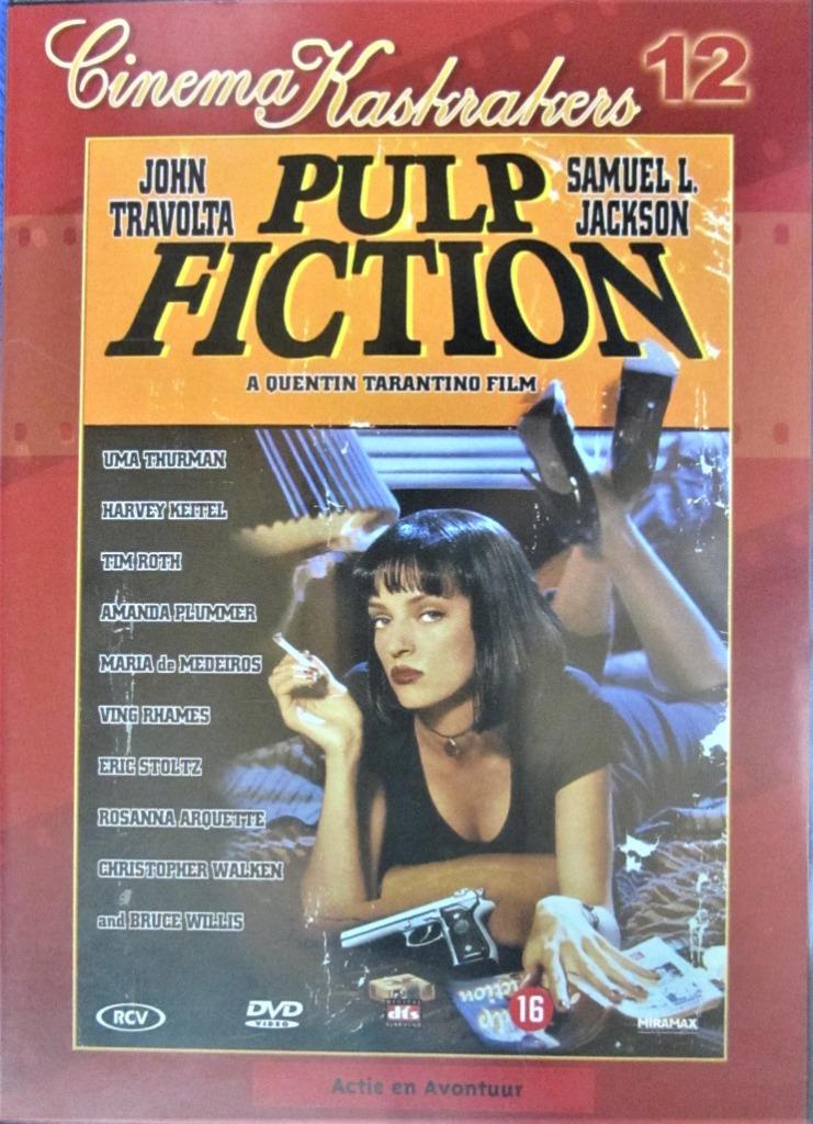 DVD ACTIE- PULP FICTION (JOHN TRAVOLTA), Alle leeftijden, Ophalen of Verzenden, Zo goed als nieuw, Actiethriller