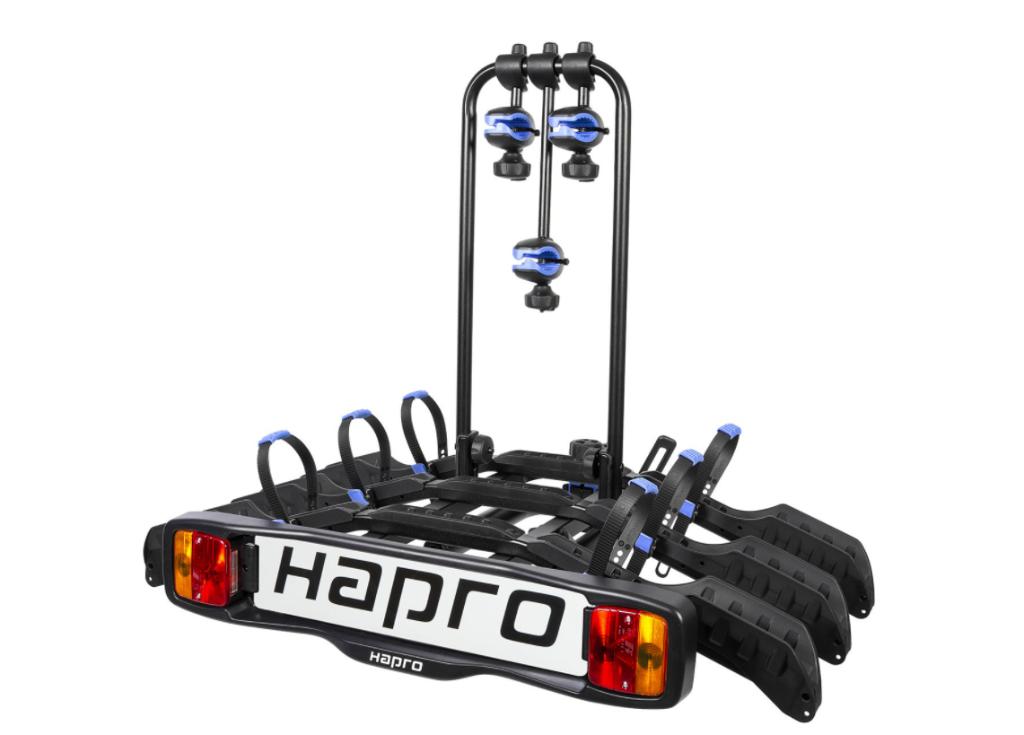 Hapro Atlas Active III - 3 Fietsen Inklapbaar - 13/7 Polig, Auto diversen, Fietsendragers, Nieuw, Trekhaakdrager, 3 fietsen of meer
