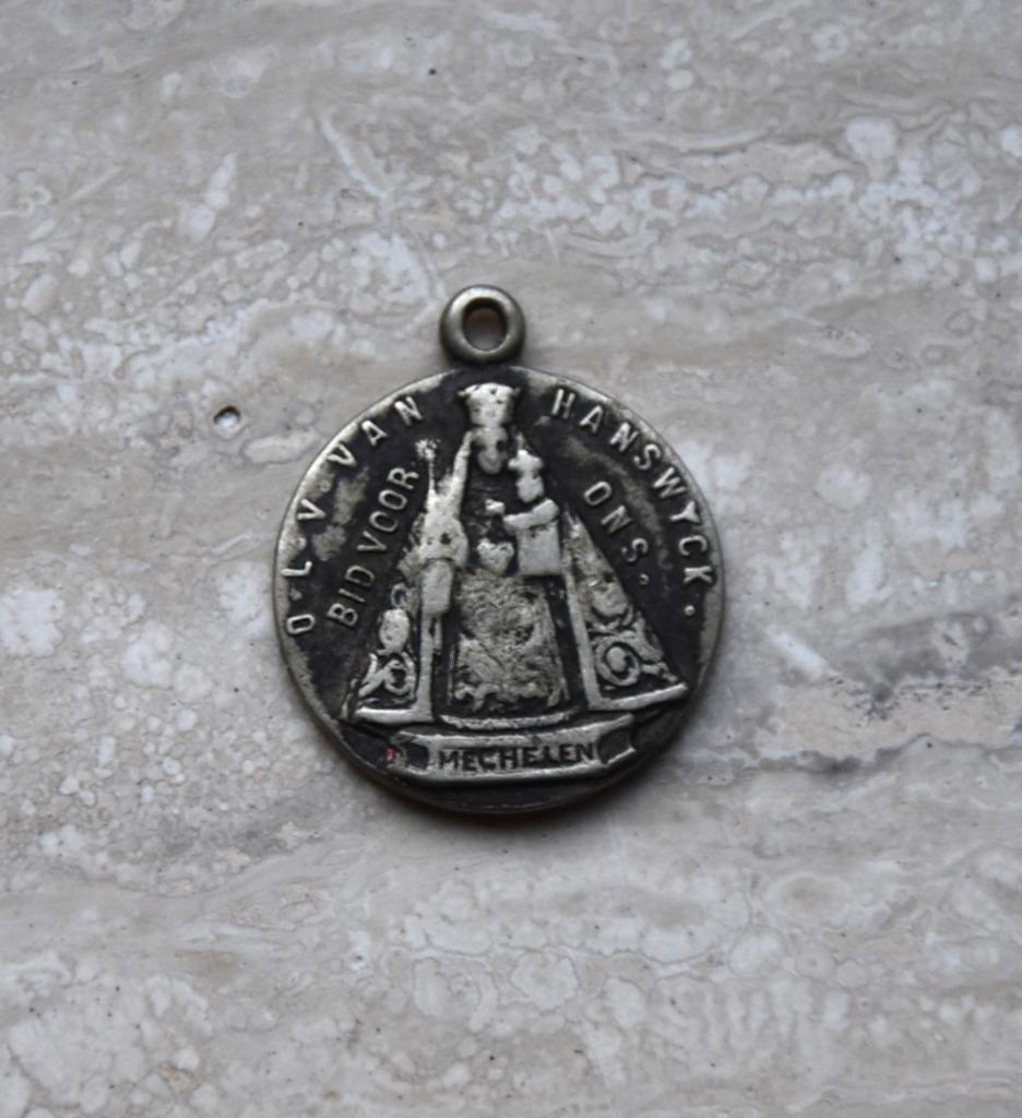 medaille  Mechelen OLV van Hanswyck, Verzenden, Zilver