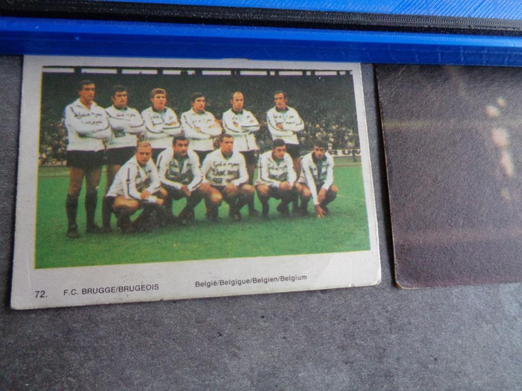 FOOT CARTE CLUB BRUGES 60S SÉRIE BENFICA, Envoi