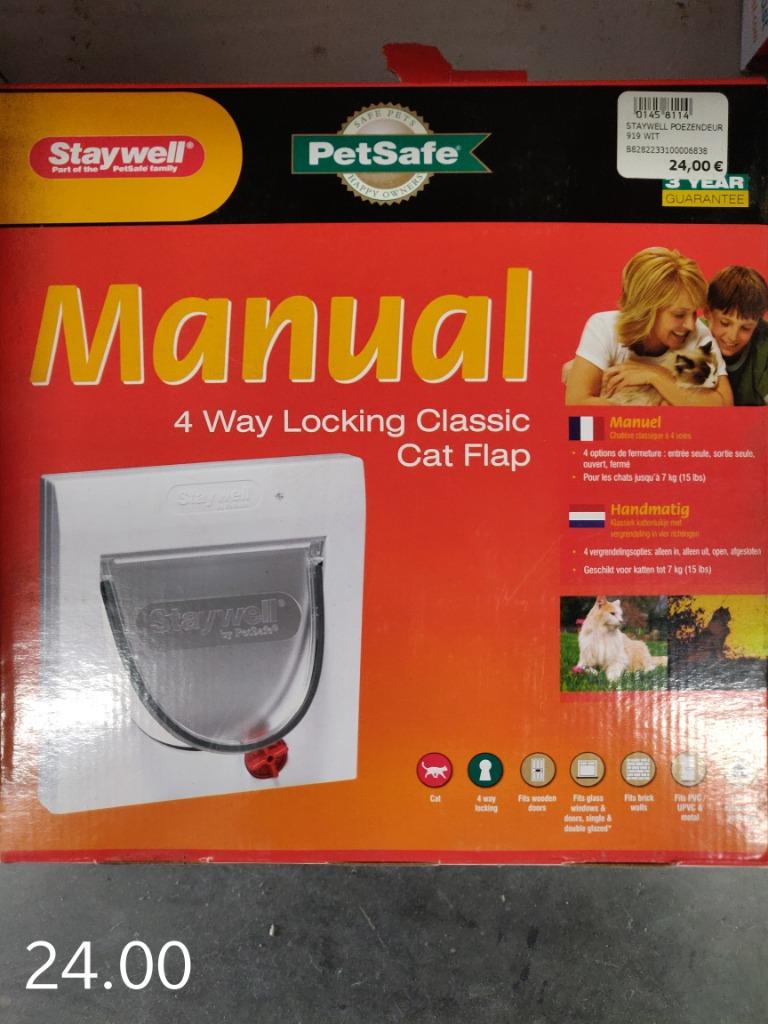 kattendeuren petsafe catmate manueel,magnetisch of infrarood, Dieren en Toebehoren, Ophalen of Verzenden, Nieuw