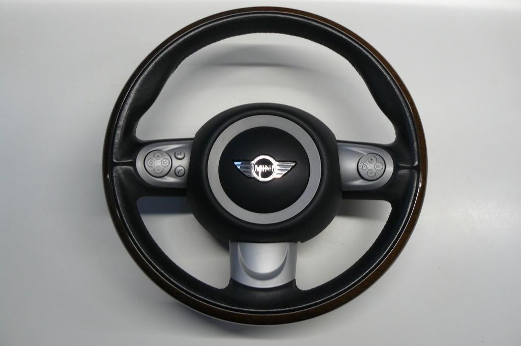 Multifunctioneel Mini R55 R56 R57 Sportstuur met houten rand, Enlèvement ou Envoi, Utilisé, Mini