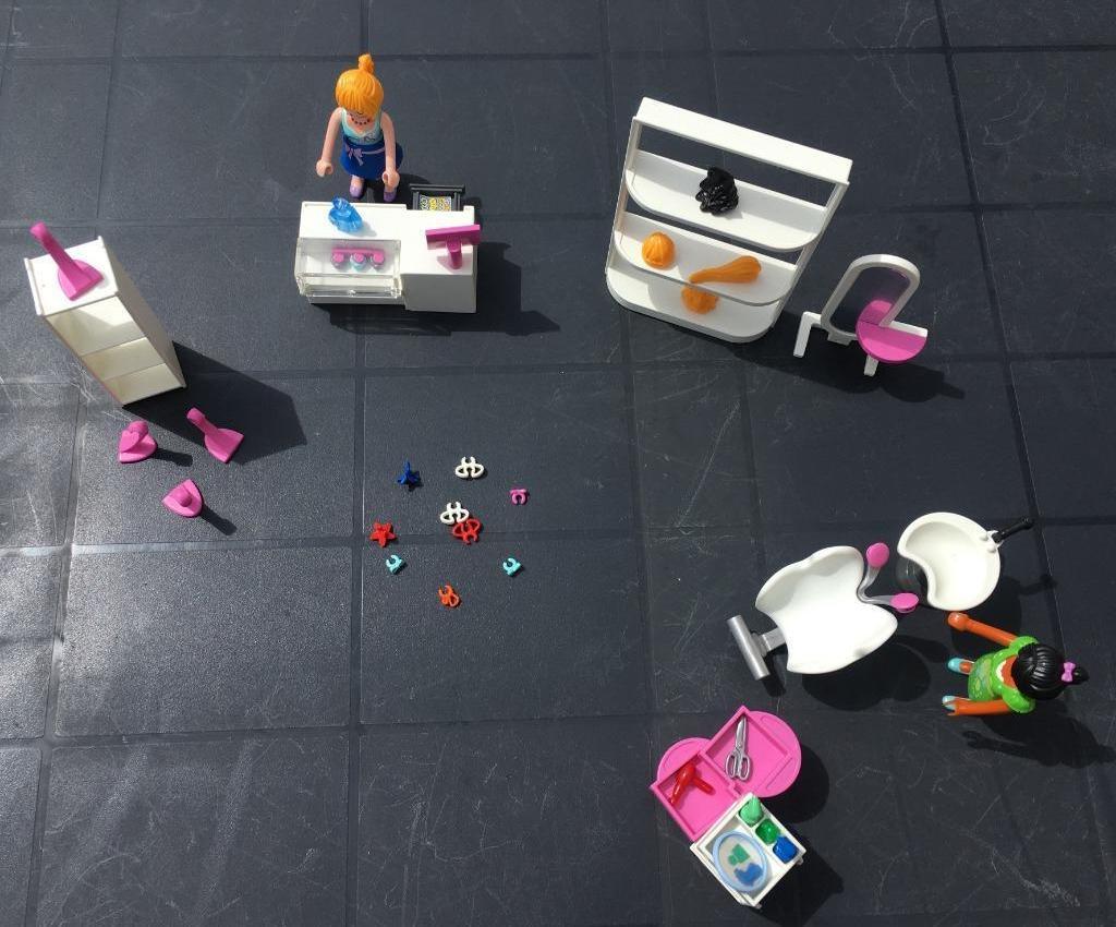 Playmobil kapsalon, Ophalen of Verzenden, Zo goed als nieuw, Los Playmobil