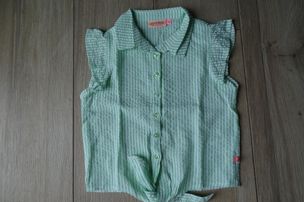 Super tof blouse Someone maat 128, Kinderen en Baby's, Kinderkleding | Maat 128, Meisje, Overhemd of Blouse, Ophalen of Verzenden