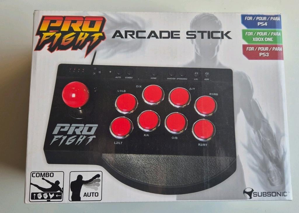 Arcade stick pro fight playstation 3 en 4 + xbox, Games en Spelcomputers, Ophalen of Verzenden, Zo goed als nieuw, PlayStation 3