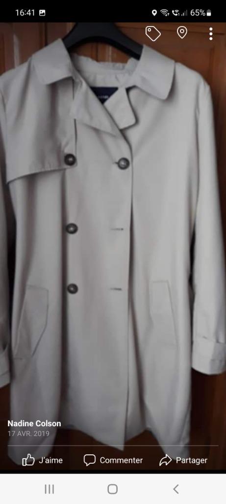 Trench, Ophalen, Zo goed als nieuw, Maat 46/48 (XL) of groter